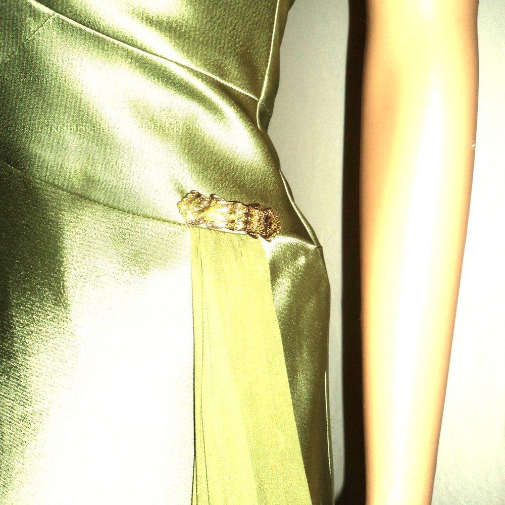 Special Occasion After Five Holiday Dress with Faux Vintage Art Deco Styling - Picture 4 of 14